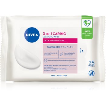 NIVEA Face Cleansing servetele moi de curatare cu lapte de migdale - imagine 2